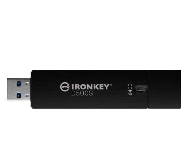 Kingston 64GB IronKey D500S FIPS 140-3 Level 3 AES 256 - 1181425 - zdjęcie 2